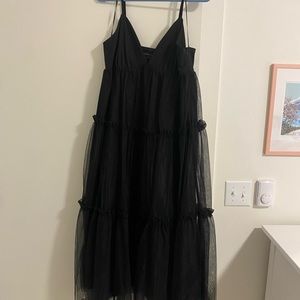 English Factory midi black dress, never worn